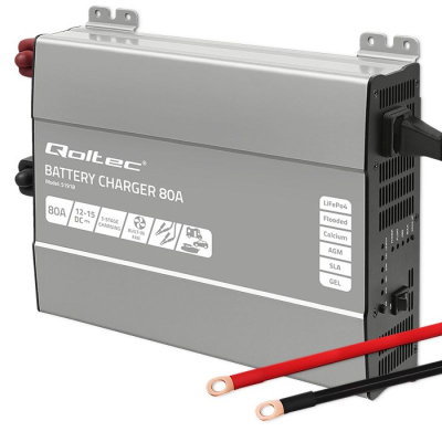 Karikues baterie Qoltec Monolith 51918, 80A, 12-15V DC, i zi