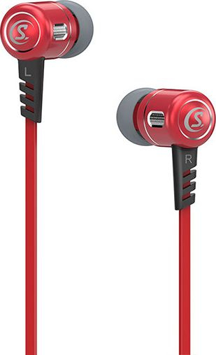 Слушалки во уво Somostel SMS-SJ01B, 3.5 mm, рамна кабел, црвена