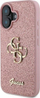 Kapak telefoni Guess GUHCP16MHG4SGP për iPhone 16 Plus 6.7", hardcase me glitter, rozë
