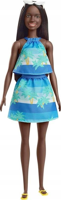 Kukull Barbie Loves the Ocean, fustan veror, plastikë e ricikluar, blu