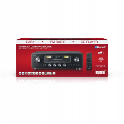 Радио стерео Imperial DABMAN 280CDBK, DAB+ FM, CD USB Bluetooth, црна
