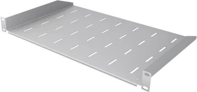 Rafte serveri Netrack 19" 1U 300mm, me vrima ajrimi, gri
