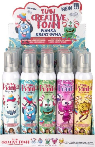 Пена за бањање за деца Tuban Tubi, 200ml, ја менува бојата во зелена