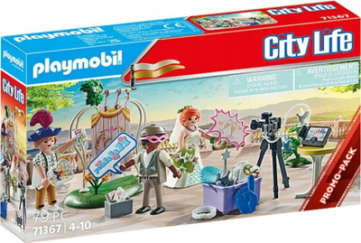 Set lodër Playmobil Wedding Photo Booth 71367, figura edhe gjëra shoqëruese, me shumë ngjyra