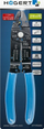 Presa krimpimi Hogert Technik HT1P220, 215mm, 0.5–6mm², blu
