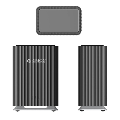 Kuti eksternale Orico 9728C3, për 2 disqe 2.5"/3.5", USB-C 3.2, 44TB, e zezë