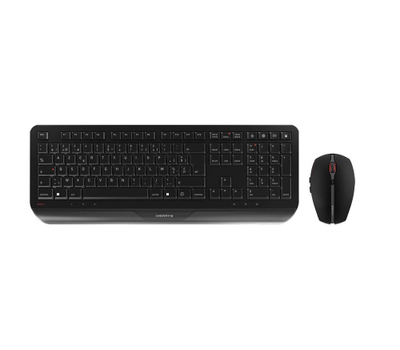 Set tastierë dhe maus Cherry Gentix, Wireless, i zi