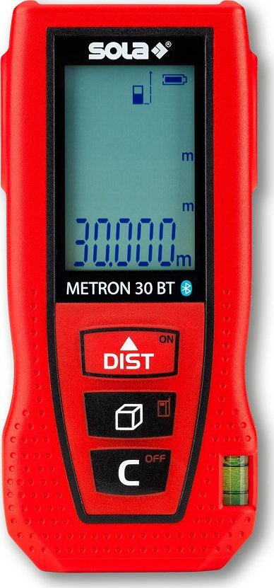 Matës distance Sola Metron 30 BT, me lazer, 30 m, i kuq