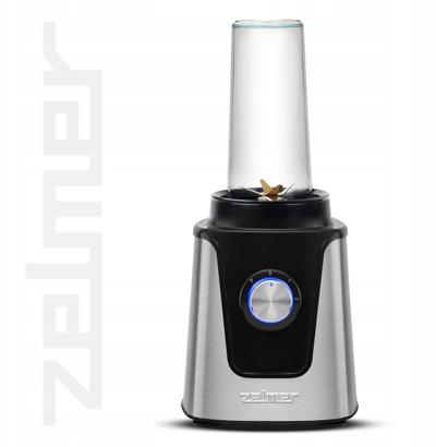 Blender gotë Ufesa Zelmer ZSB4860, 1500W, enë qelqi 1.5L, ngjyrë argjendtë
