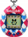 Lodër virtuale Tamagotchi Argyle Heart, ekran digjital, portativ, shumëngjyrësh