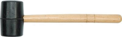 Çekiç gome Vorel, 450g, 55mm, i kaftë / i zi 