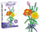 Lodra konstruktore Ogiz Bouquet, 300 copë, set lulesh, shumëngjyrëshe