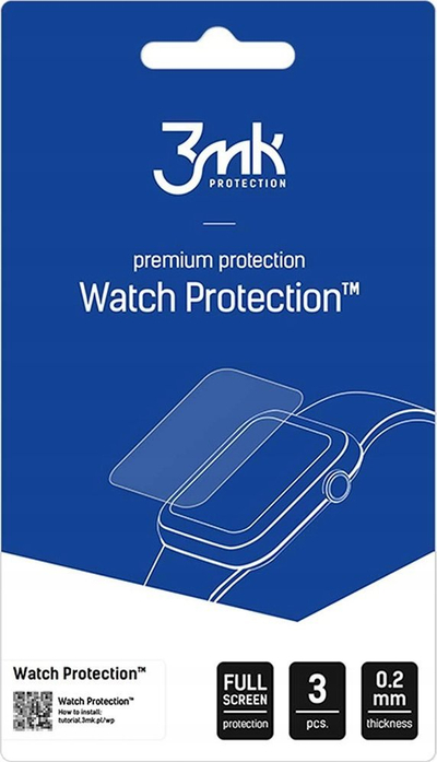 Xham mbrojtës 3mk FlexibleGlass për Redmi Watch 5 Lite, plotësisht fleksibël, transparencë e lartë