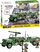 Set ndërtimi COBI Jeep Willys MB me rimorkio, 200 copë, shkalla 1:35, jeshile