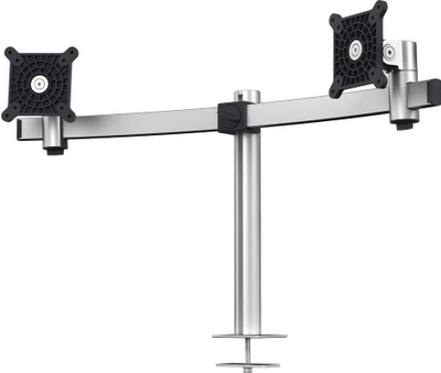 Mbajtëse tavoline për 2 monitorë Durable Pro 508623, 21"-27", deri 8 kg, argjendtë