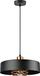 Lampë varëse Orno CHIRO, 1x60W, E27, e zezë