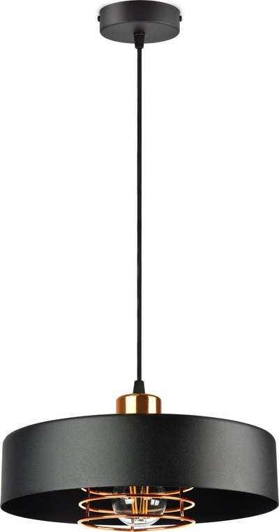 Lampë varëse Orno CHIRO, 1x60W, E27, e zezë