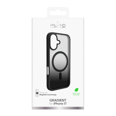 Maskë Puro PUIPC1763GRADBLK për iPhone 17, me gradient, e zezë