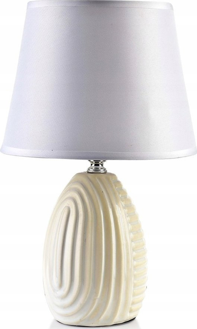 Lampë tavoline Mondex Leti, 33cm, E14 60W, bezhë