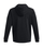 Дуксер со капуљача Under Armour Project Rock Rival Fleece, за мажи, мек памук, црн со бели детали