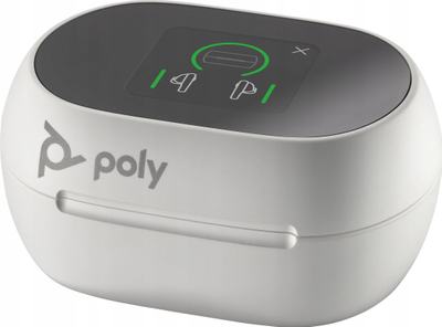 Kufje Bluetooth Poly Voyager Free 60+ UC, me ANC, me BT700 USB A, të bardha