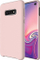 Mbrojtëse e pasme silikoni për Samsung Galaxy S10 Plus, Rose Gold