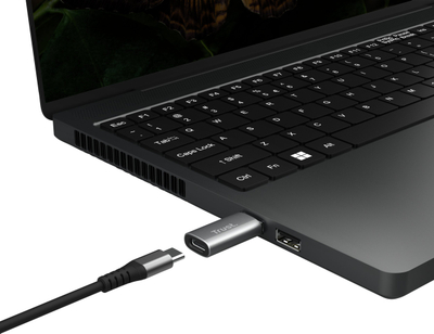 Adapter USB-A në USB-C Calyx, set me 2 copë, gri