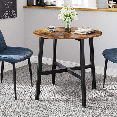 Tavolinë rrethore KDT080B01, 88 cm, 75 cm, e bardhë
