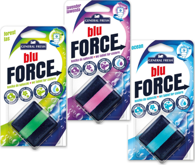 Bllok WC për depozit General Fresh Blu Force, 50g, aromë deti