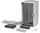 Set rrjeti Digitus SOHO Pro, kabinet 10" 12U, montim në mur, gri