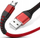 Kabllo USB Vega USB A në microUSB, 1m, QC 3.0, e kuqe