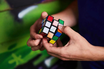 Lodër Rubik's Cube Origjinal 3x3, enigmë logjike, shumëngjyrëshe