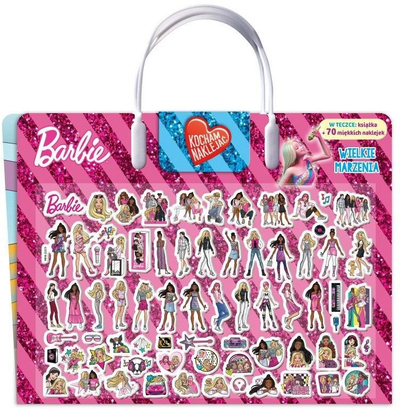 Libër aktiviteti Barbie I Love Sticking Part 2 Big Dreams, me afishe, për kalamaj