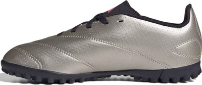 Këpucë futbolli fëmijësh adidas Predator Club TF Jr IF6420, terren sintetik, taban gome, gri e zezë