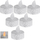 Set qirinj LED Tealight, 6 copë, me bateri, ngjyrë argjendi