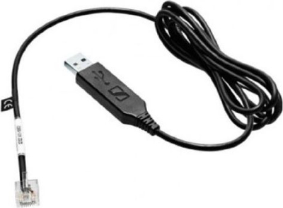 Kabllo adapter Sennheiser CEHS-CI 02, RJ45 në USB, për Cisco 89xx 99xx, e zezë