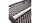 Grillë sport Mercedes-Benz C-Class W203 S203, ABS, 2000-2007, krom dhe e zezë