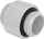 Adapter zgjatues Barrow 10mm, G1/4 mashkull në mashkull, i bardhë