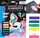 Set pastelash të thatë Kidea Unicorn, 6 ngjyra, 6 fletë vizatimi