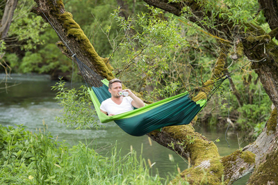 Вар за кампување Amazonas Silk Traveller, ултралесен, материјал за падобран, зелена
