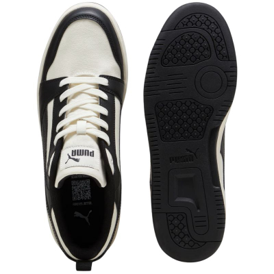 Патики Puma Rebound V6 Low CV M, текстилна мрежа, гумен ѓон, црно бела