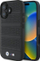 Maskë telefoni BMW M Perforated and Stitched Line MagSafe për iPhone 16 6.1", lëkurë ekologjike, e zezë