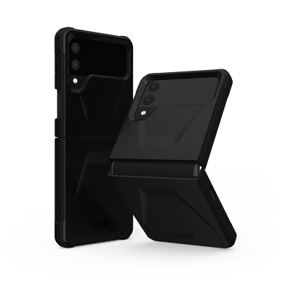 Futrollë telefoni UAG Civilian për Samsung Galaxy Z Flip4, ultra e hollë, mbrojtje nga goditjet, e zezë