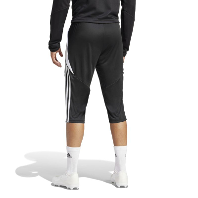 Pantallona sportive adidas Tiro 24 3/4 M IJ7671 për burra, me xhepa me zinxhir, të zeza