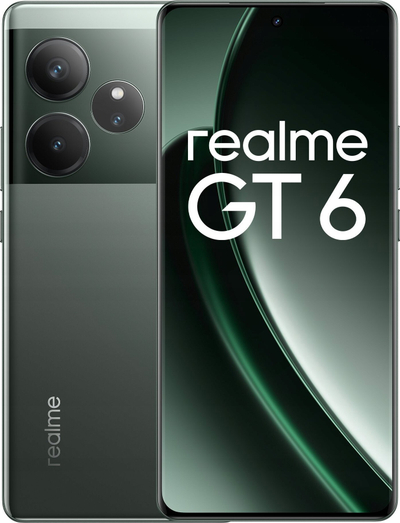 Telefoni Realme GT 6 5G, 12GB RAM, 256GB, jeshil Razor