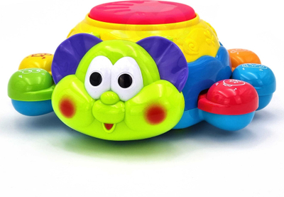 Lodër interaktive për bebe Runaway Toy, muzikore, me lëvizje vetë, shumëngjyrëshe
