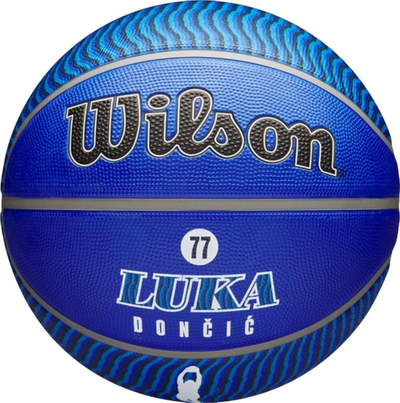 Top basketbolli Wilson NBA Player Icon Luka Doncic Outdoor WZ4006401XB, madhësi normale, blu