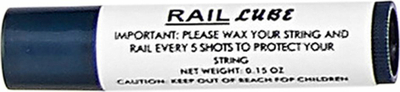 Dyll për tel harku Poe Lang Rail Lube, 3 copë, natyral, i bardhë