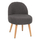 Stol Yasmine 47x46x64,5Hcm (HM8395.21), gri