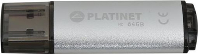 Memorie USB Pendrive Platinet X-Depo, 64GB, argjendtë